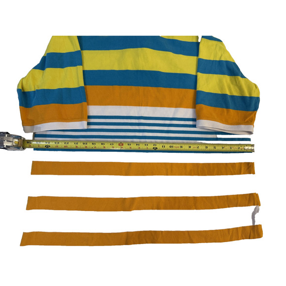 Rocawear Polo Shirt Mens 2XL Striped Short Sleeve Casual Hip Hop Urban Fashion - Picture 5 of 5